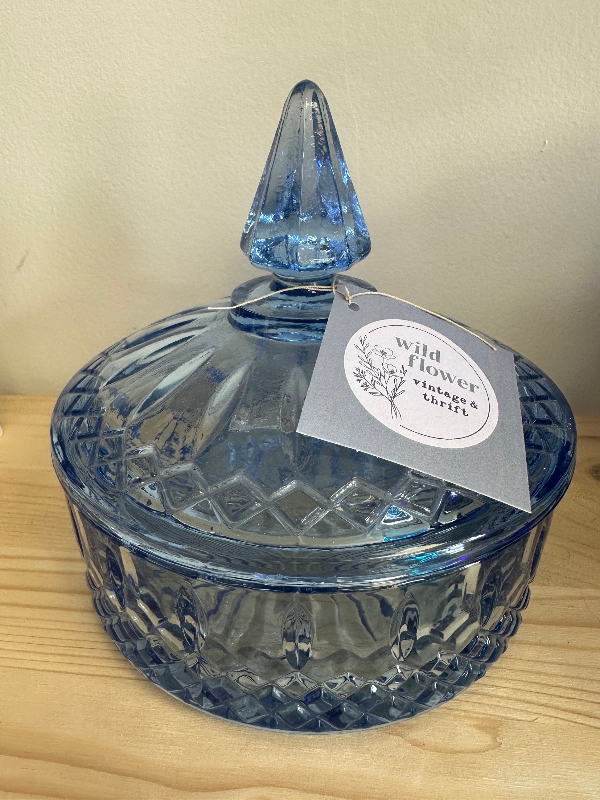 Ice blue Indiana glass candy dish – wildflowervintageandthrift