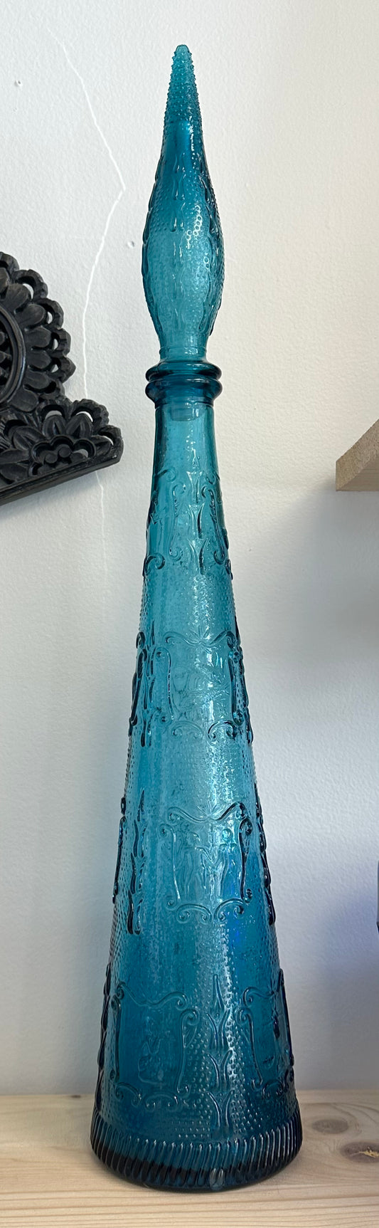 Vintage Empoli Italian Zodiac Genie Bottle