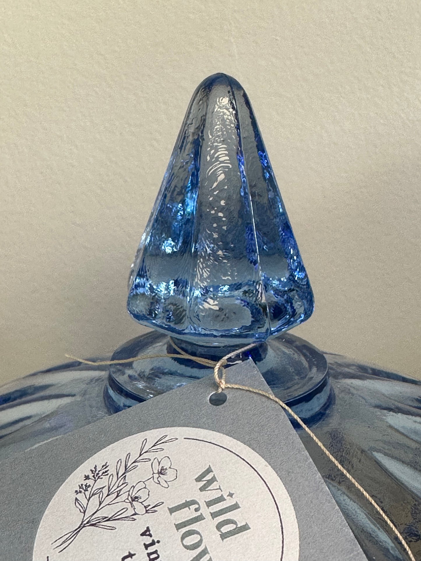 Ice blue Indiana glass candy dish